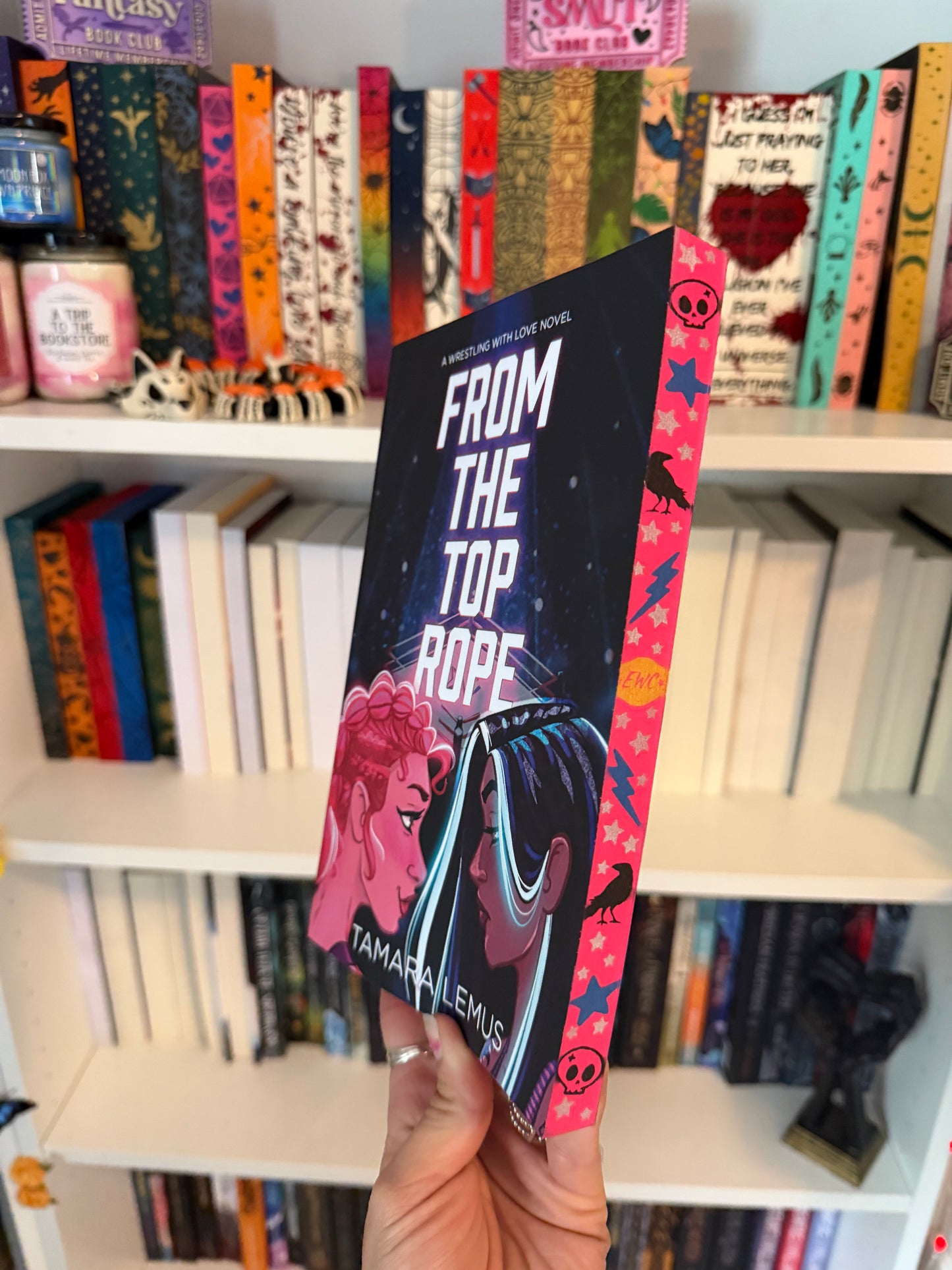From the Top Rope by Tamara Lemus Sprayed Edge Edition Officially Licensed