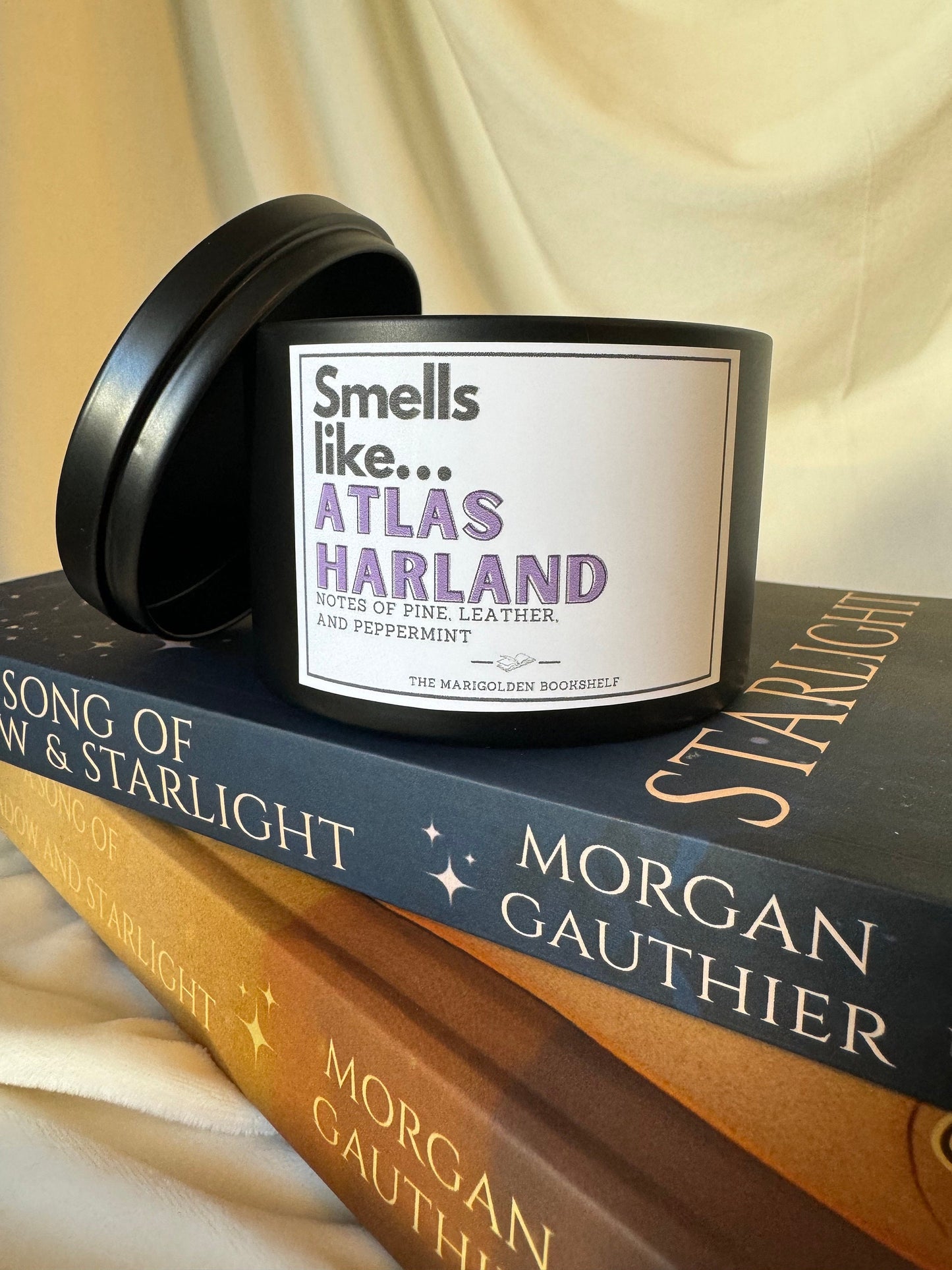 A Song of Shadow and Starlight *Officially Licensed* Soy Character Candle Bundle -Nyx, Finn, and Atlas Harland Candle Bundle