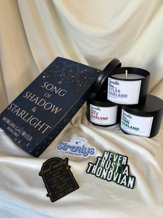 A Song of Shadow and Starlight Book Box -Officially Licensed Stenciled Edges Paperback