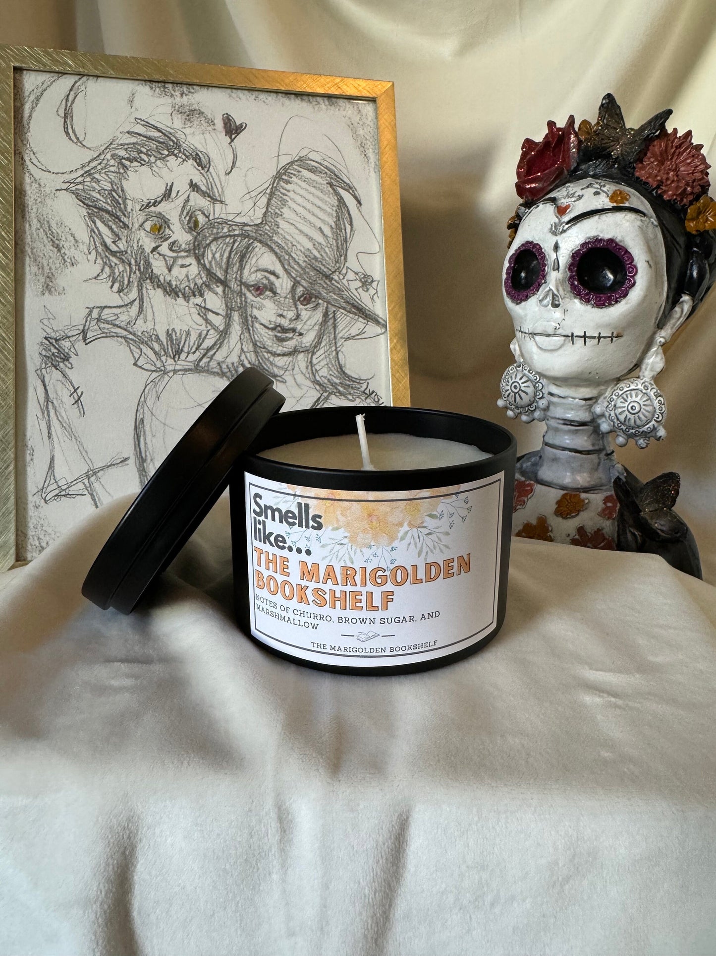 The Marigolden Bookshelf Scented Candle