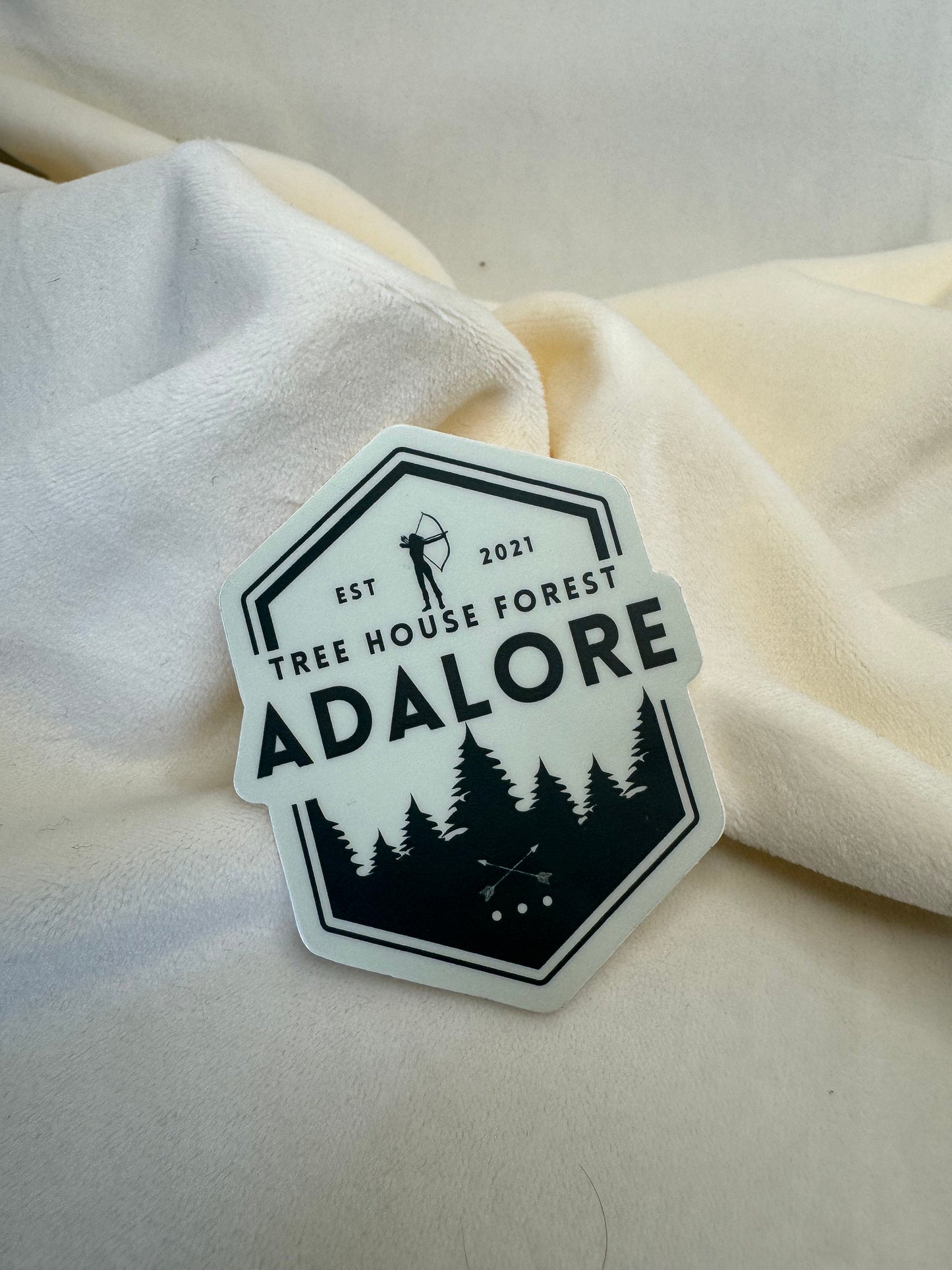 Tree House Forest Adalore Sticker -Officially Licensed Mark of The Hunter-