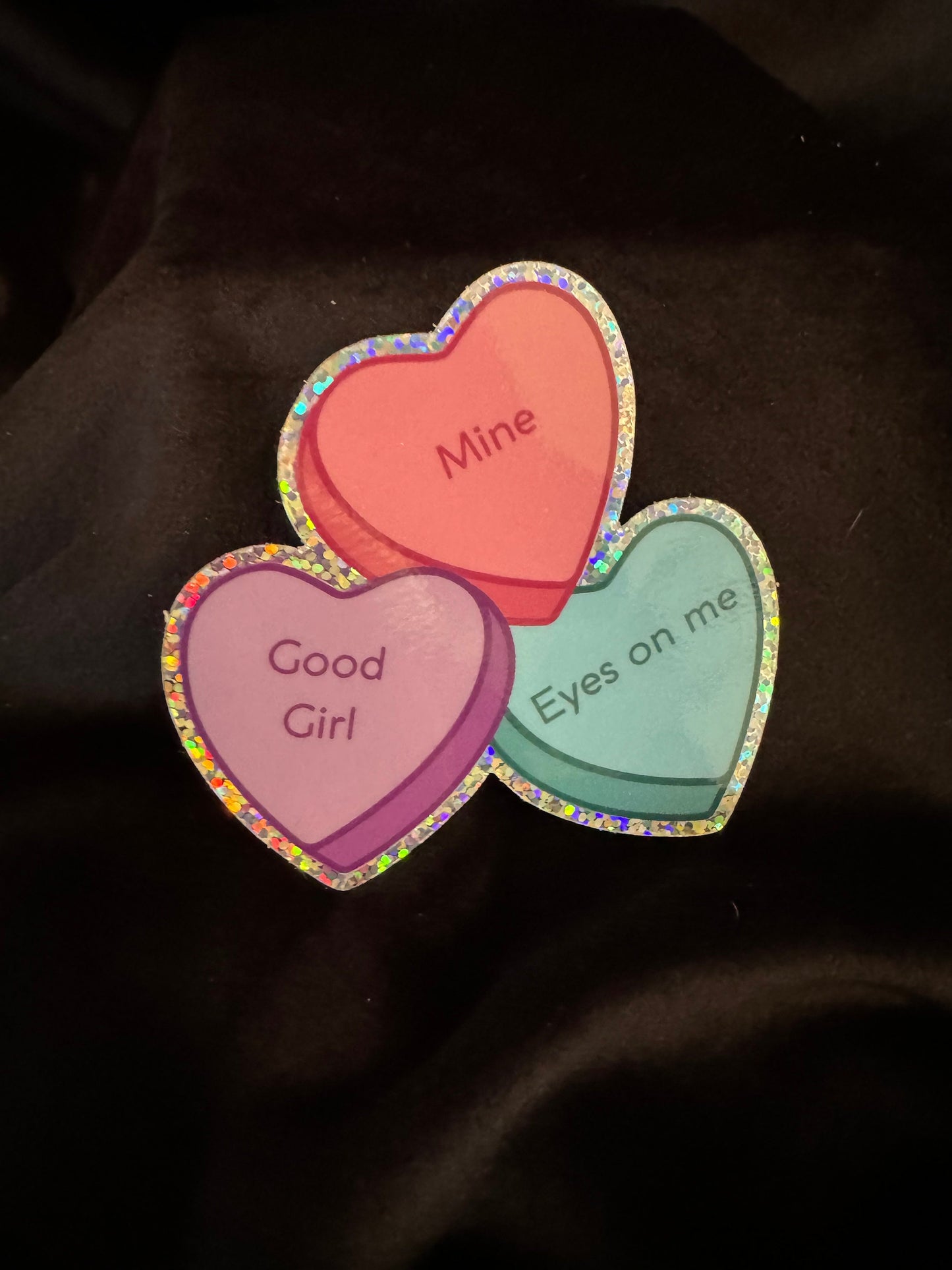 Praise Conversation Hearts Sticker