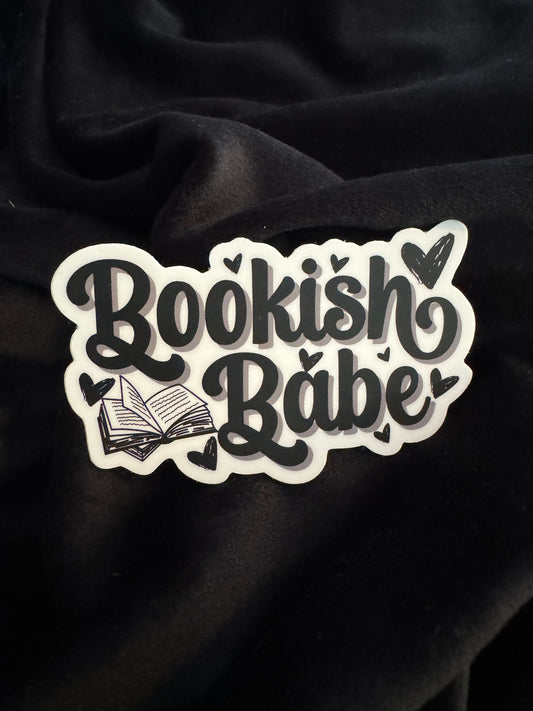 Bookish Babe Sticker