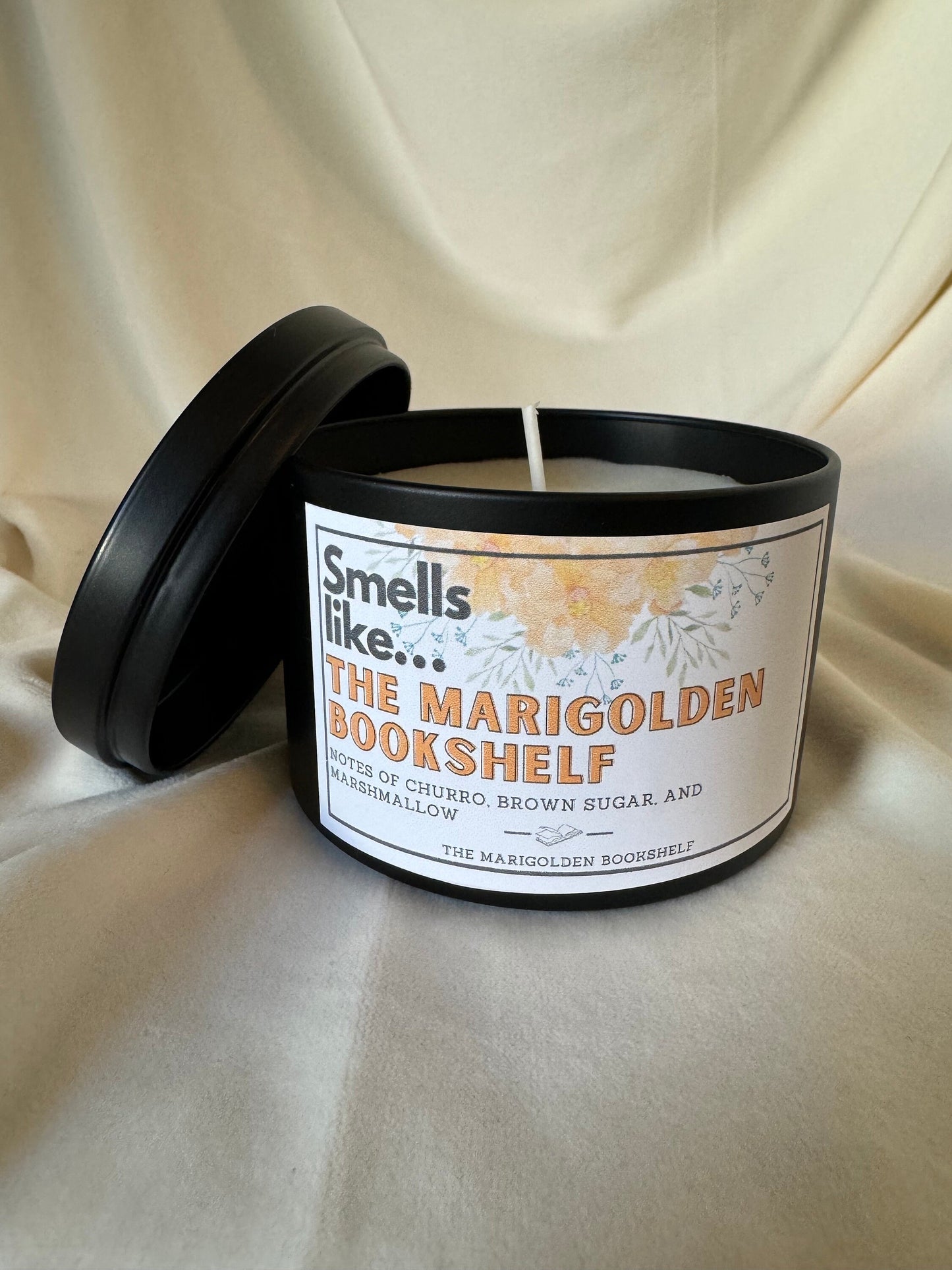 The Marigolden Bookshelf Scented Candle