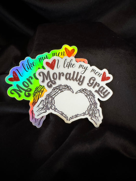 Morally Gray Men Sticker