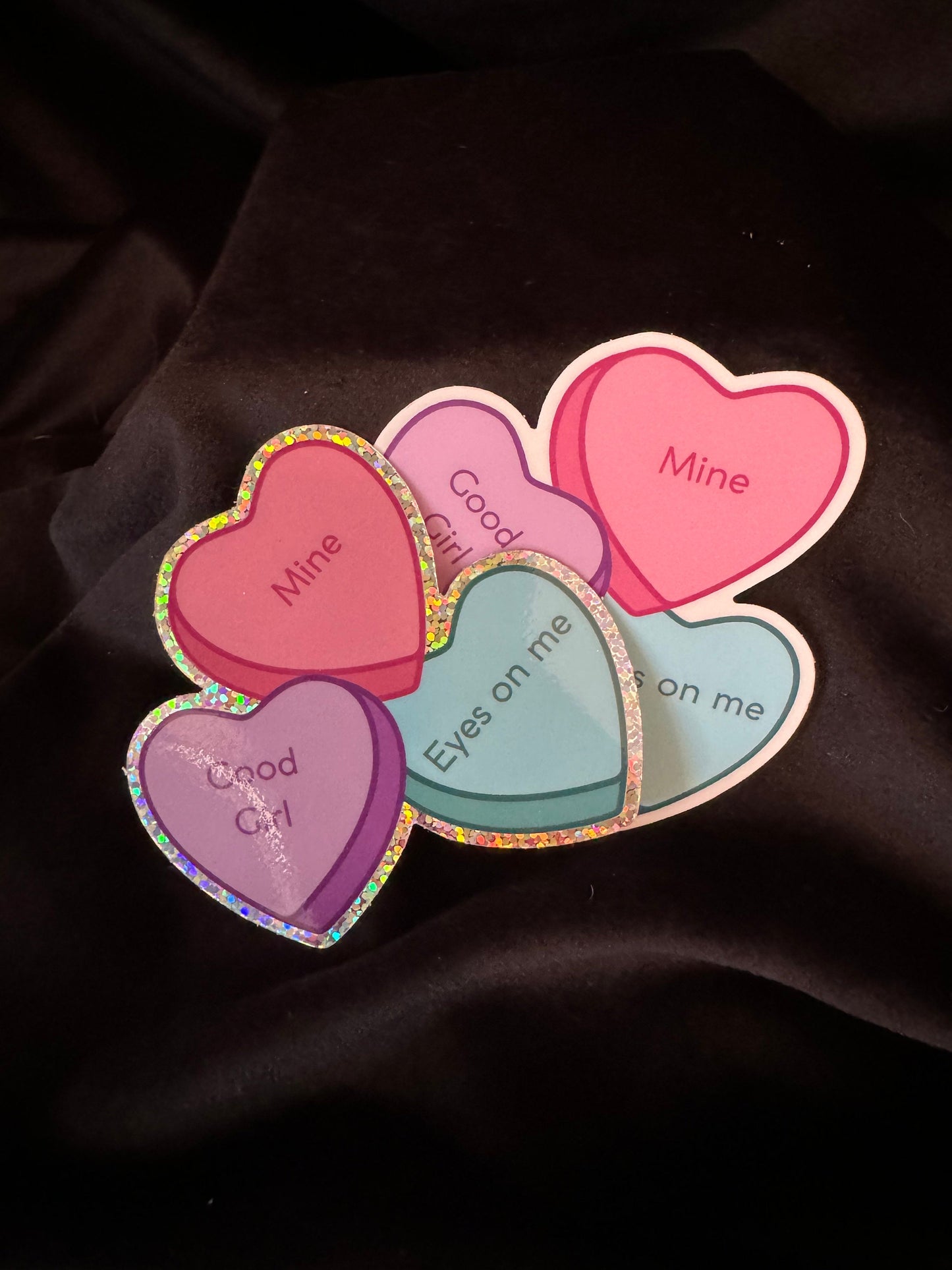 Praise Conversation Hearts Sticker