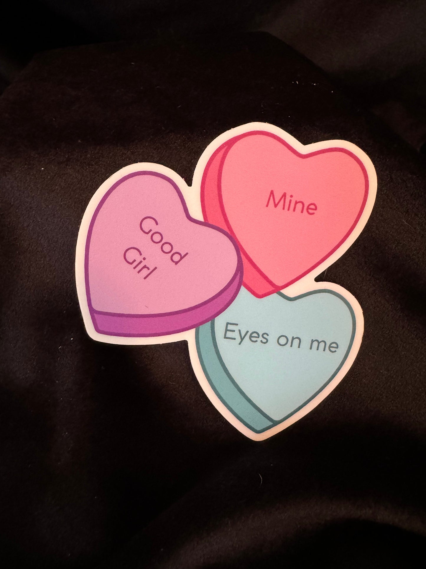 Praise Conversation Hearts Sticker