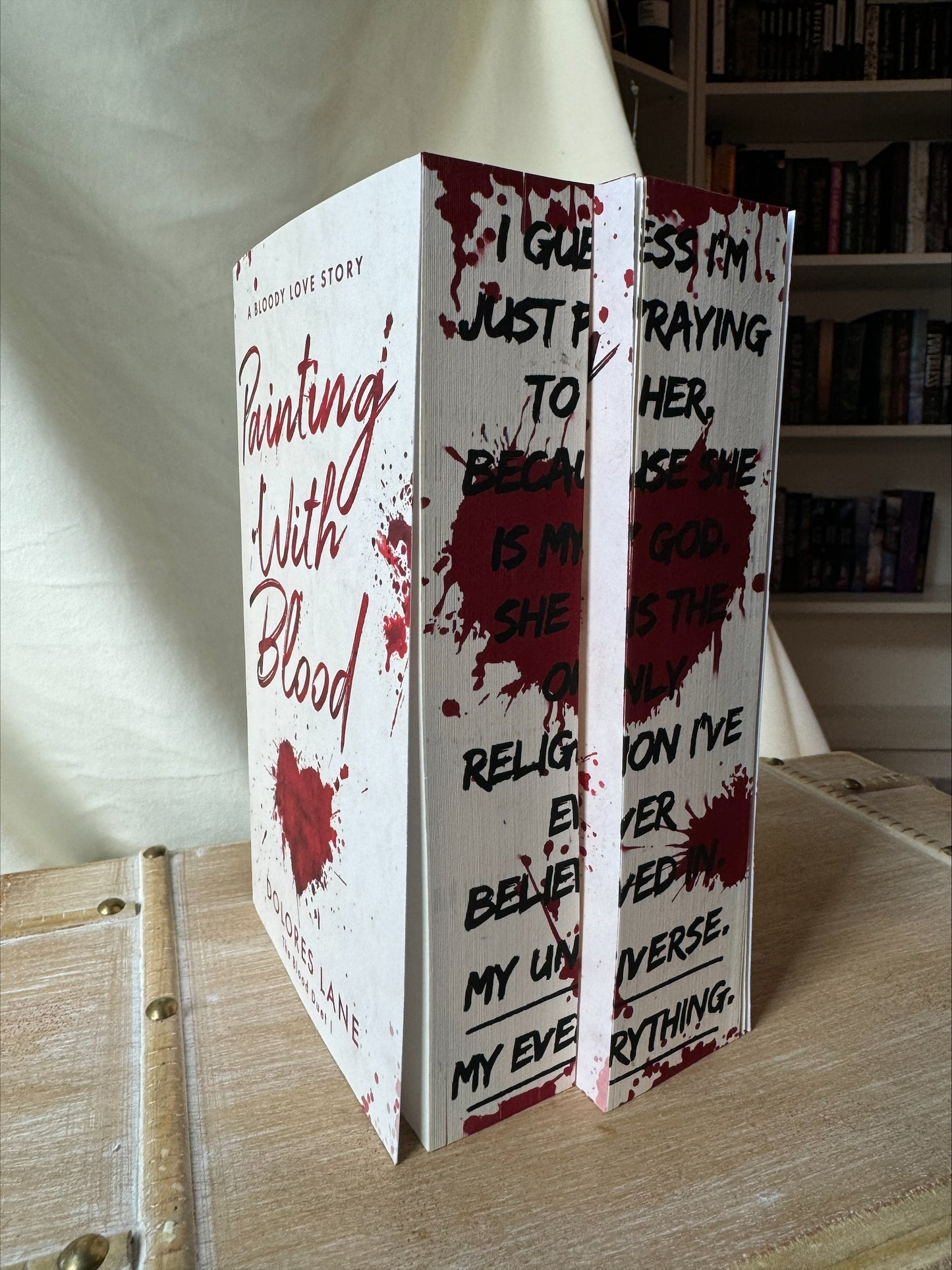 The Blood Duet (Painting With Blood and Writing With Blood) by Dolores Lane